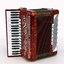 accordion hohner 3d model