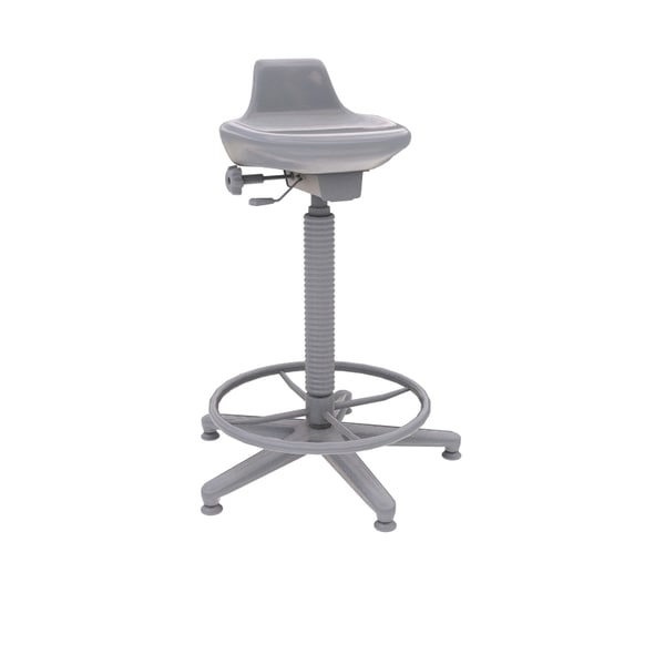 drafting stool chair 3d model