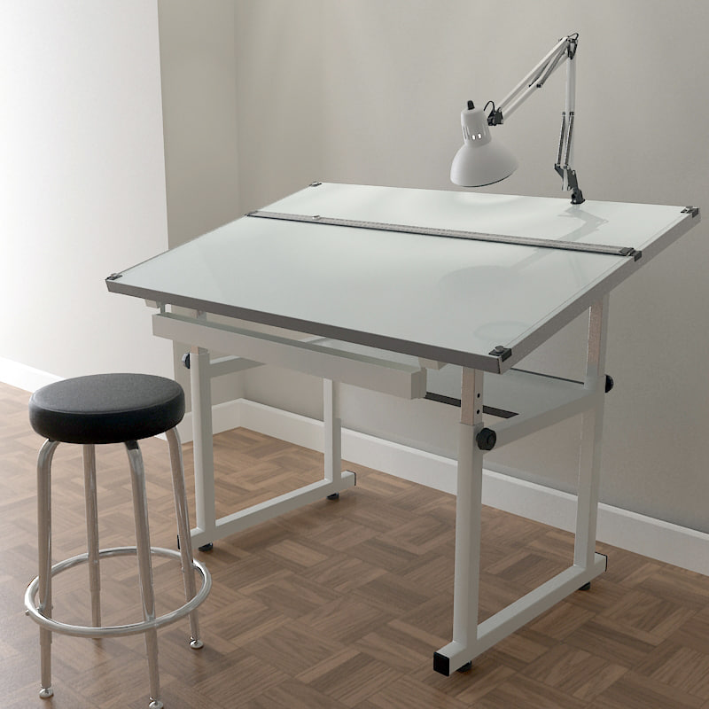 drafting table 3d model