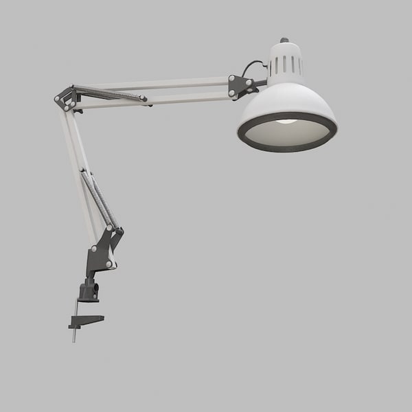 3d model drafting swing arm lamp