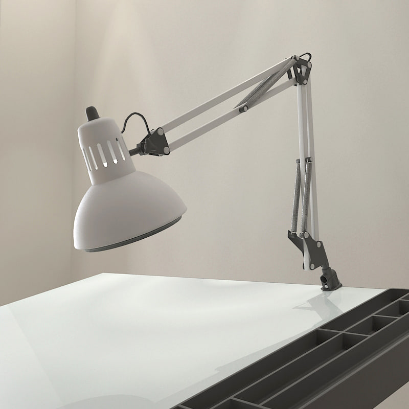 3d Model Drafting Swing Arm Lamp