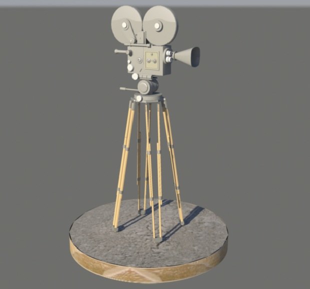 Classic Film Camera 3d Model