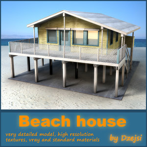beach house 3d model