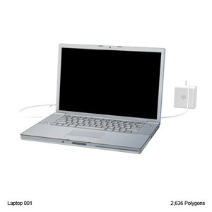 lap laptop 3d model