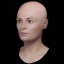 head girl human 3d model