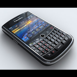 blackberry tour 9630 mobile phone 3d max