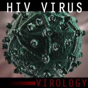 human virus hiv 3d model