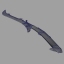 3d elven sword model