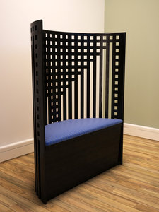 lattice chair 3d max