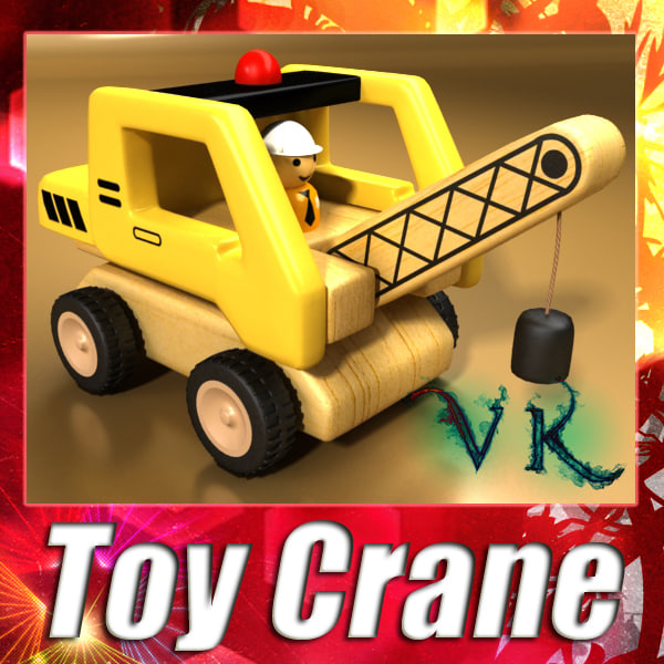 miniature toy crane