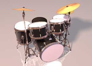 snare drum 3d model