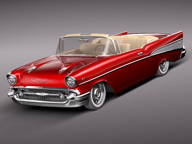 Model Of Chevrolet Bel Air 1957