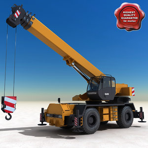 mobile crane locatelli gril 3d 3ds