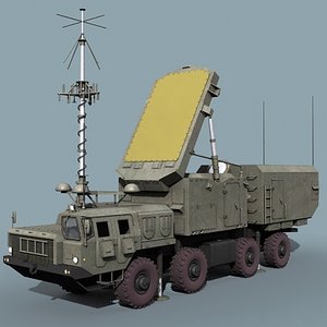 soviet radar flap lid 3d model