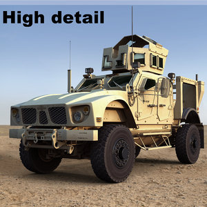 m-atv military vehicle 3d model