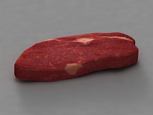 3d model beef steak