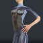3d character rigged female figure