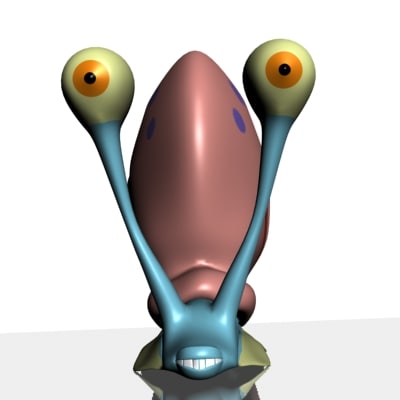 3d model gary snail