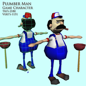obj plumber man character