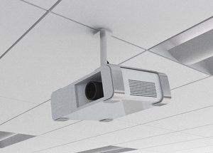 projector ceiling classroom 3d model