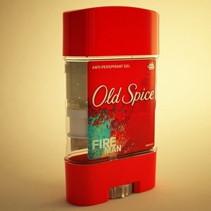 perspirant old spice 3d model