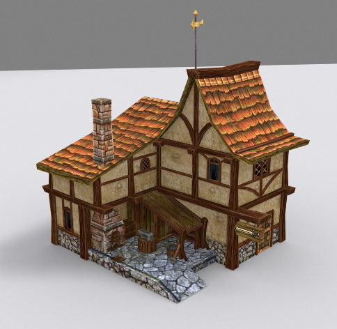 Medieval Fantasy Blacksmith 3d Max