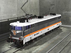 sncf corail locomotive 3d model