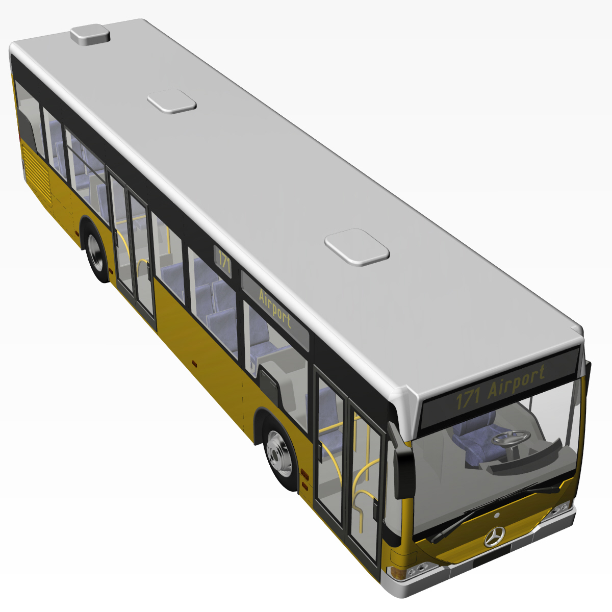 citaro 2 door 3d model