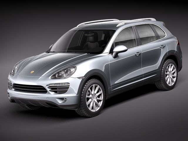 porsche cayenne 2011 suv 3d model