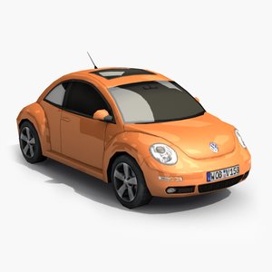 new beetle 3d obj
