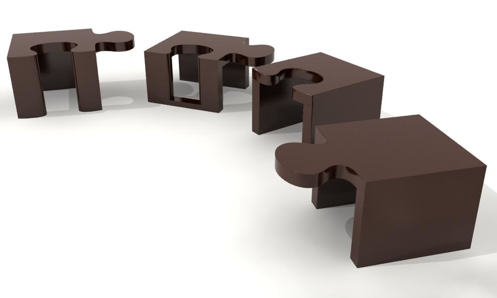 maya unique scene chairs puzzle