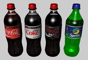 bottles products 3d dxf