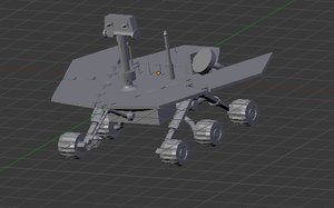 moon rover 3d model