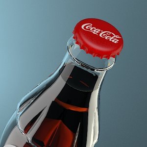 cola bottle 3d model