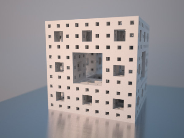 Menger Schwamm 3DModell TurboSquid 540740