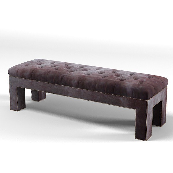 Guadarte Bench Ottoman 3d Model