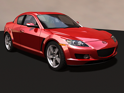 Mazda rx8 3d model