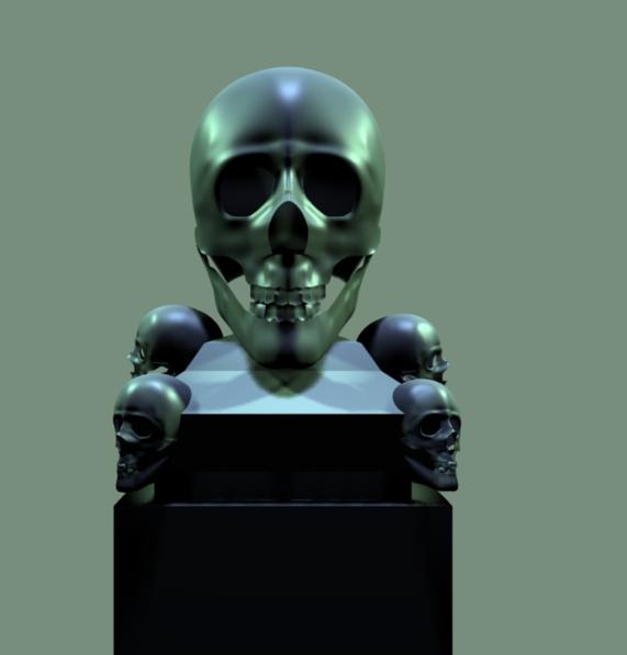 blender 3d skull download
