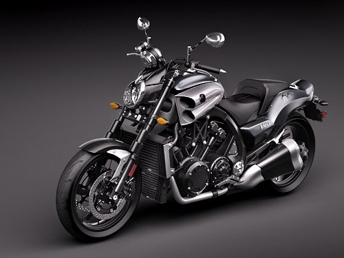 yamaha star v v-max 3d 3ds