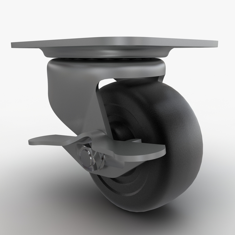 caster wheel 3d model