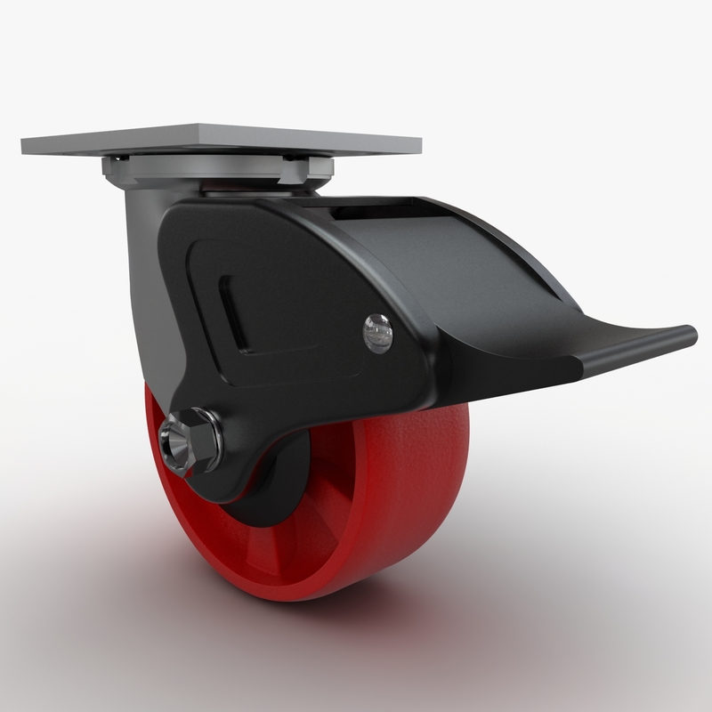 caster wheel 3d model