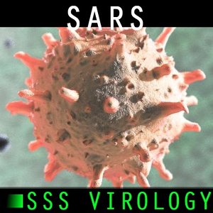 sars virus 3d model