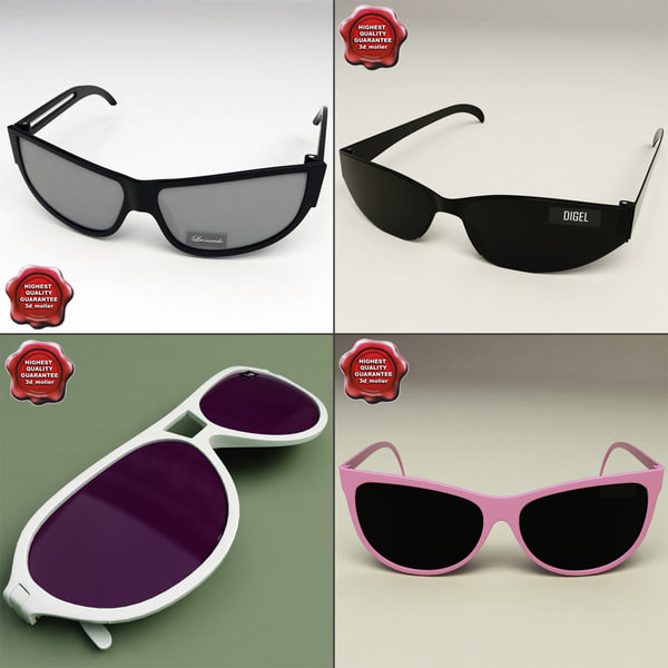sunglasses glass 3d model