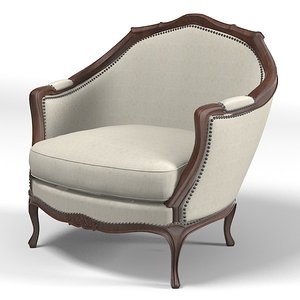 3dsmax mossonnier classic chair