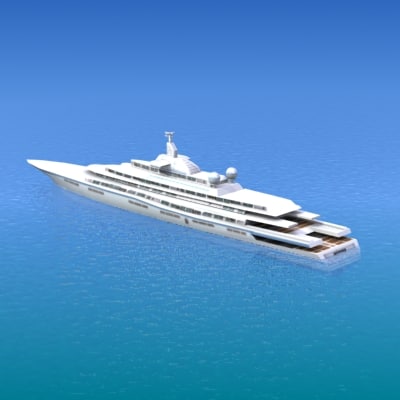 yachts ship 3d model