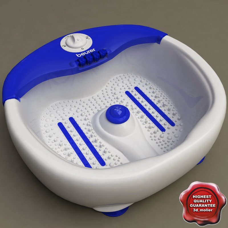 aqua foot massage spa 3d model