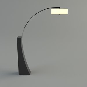 arco floor lamp - 3d max