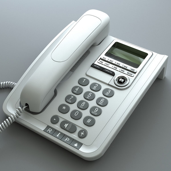 phone telephone 3d model