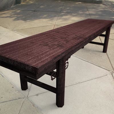 3d Model Antique Chinese Bench