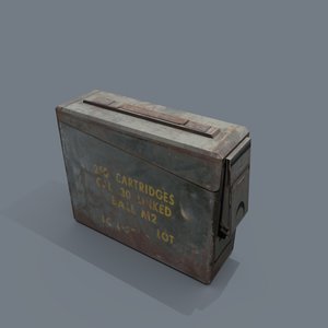 Ammunition Box Blender Models for Download | TurboSquid